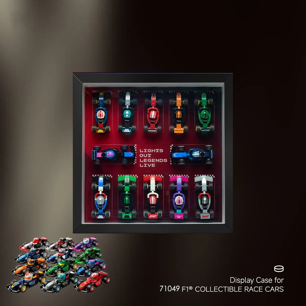 Display Case for LEGO® F1® Race Cars 71049 – FlexraVault