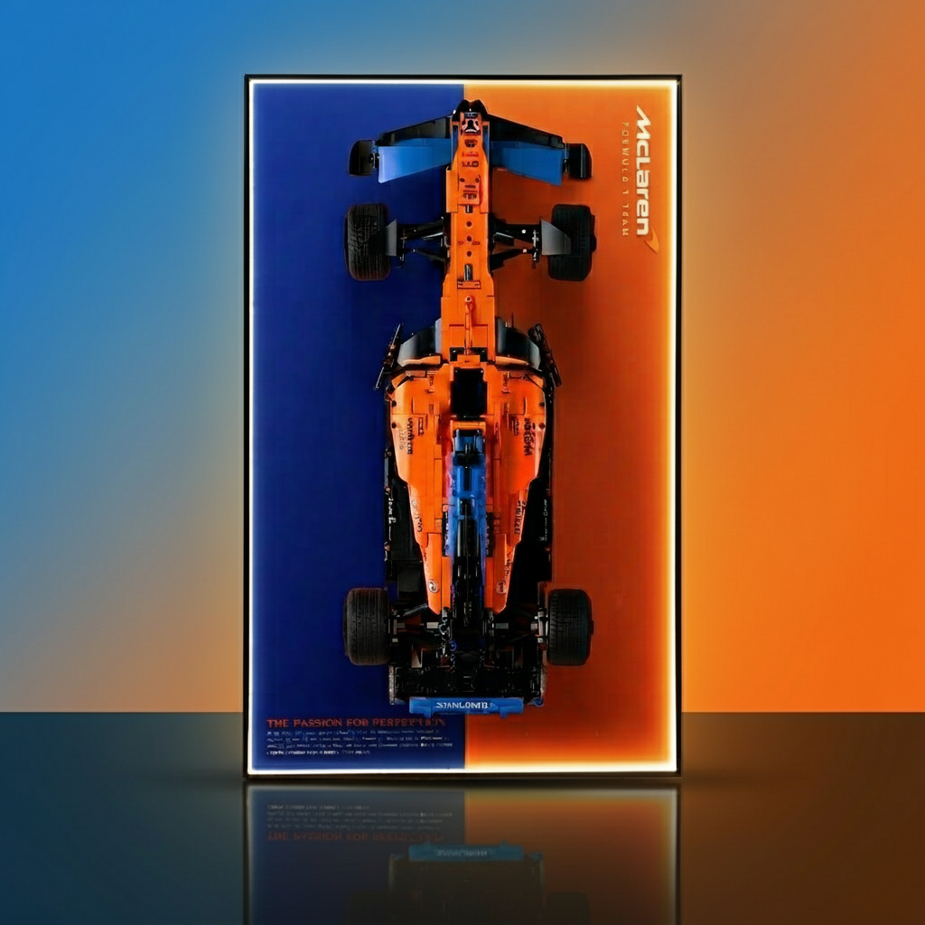 Wall-Mount Display Frame for LEGO® McLaren F1 42141