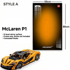 Wall-Mount Display Frame for LEGO® McLaren P1 42172