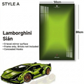 Wall-Mount Display Frame for LEGO® Lamborghini Sián FKP 37 42115