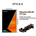 Wall-Mount Display Frame for LEGO® McLaren MCL39 F1 Car 42228
