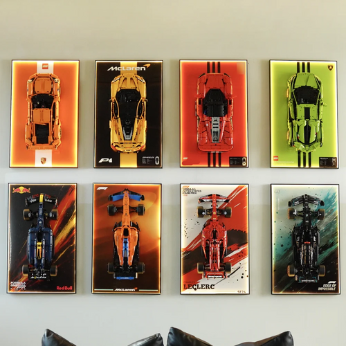 Wall-Mount Display Frame for LEGO® McLaren P1 42172