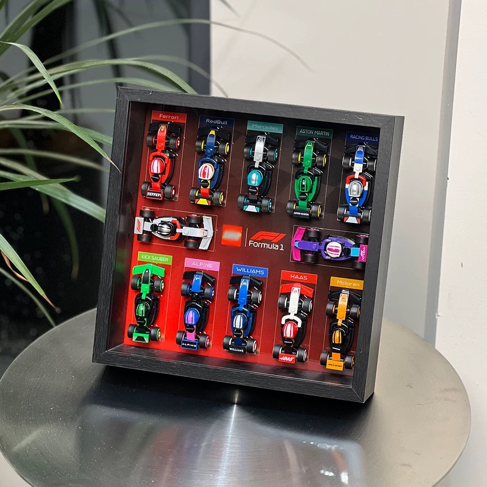 Display Case for LEGO® F1® Race Cars 71049 – FlexraVault