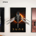 Wall-Mount Display Frame for LEGO® Icons Dune Atreides Royal Ornithopter (10327)