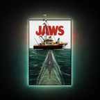 Wall Display Frame For LEGO® Ideas 21350 Jaws