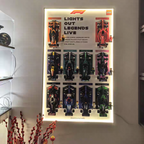 Wall-Mount Display Frame for LEGO® Speed Champion F1 series