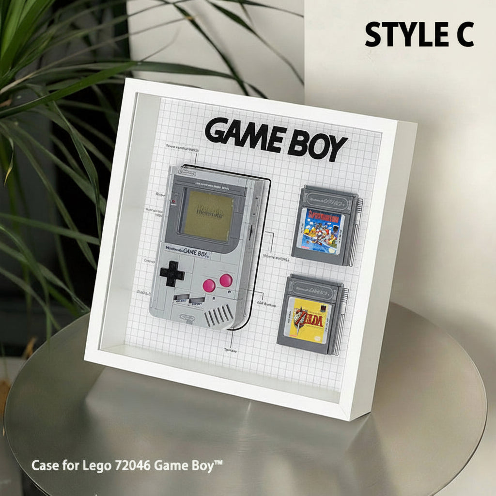 Display case for LEGO® 72046 Game Boy