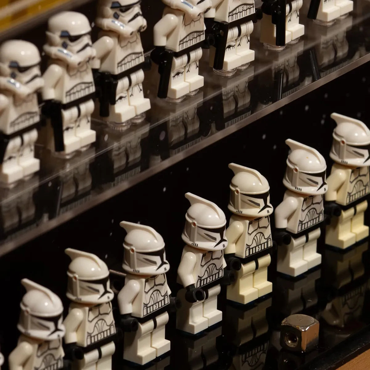 Dust Proof Wall mounted Display Case for LEGO® Star Wars™ Logo & Minifigure