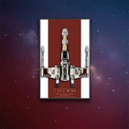 Wall-Mount Display frame for LEGO® STAR WARS X-Wing Starfighter 75355