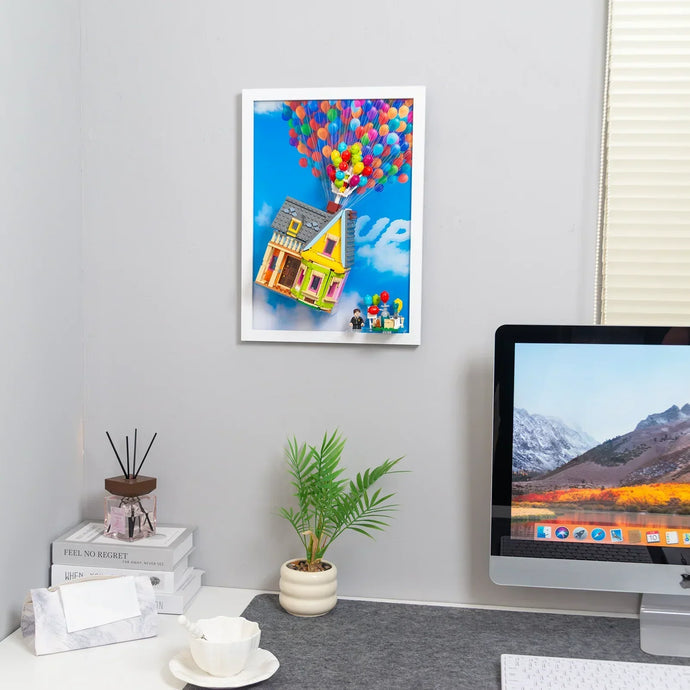 Wall-Mount Display Frame for LEGO® ‘Up’ House 43217
