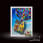Wall-Mount Display Frame for LEGO® ‘Up’ House 43217