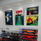 Wall Display Frame For LEGO® Ideas 21350 Jaws