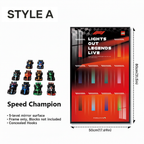 Wall-Mount Display Frame for LEGO® Speed Champion F1 series