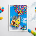 Wall-Mount Display Frame for LEGO® ‘Up’ House 43217