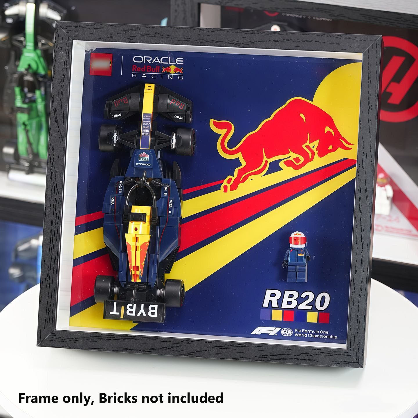 Display case for LEGO® Speed F1 series