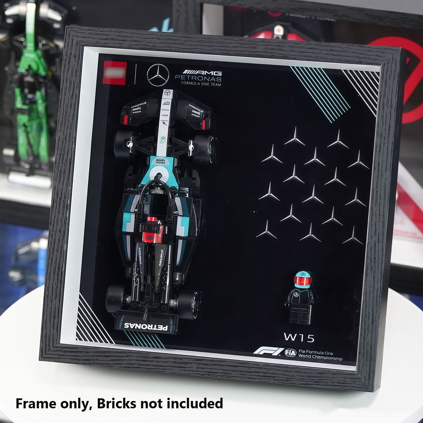Display case for LEGO® Speed F1 series