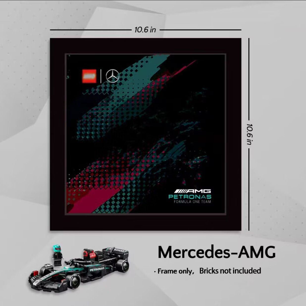 Display case for LEGO® Speed F1 series