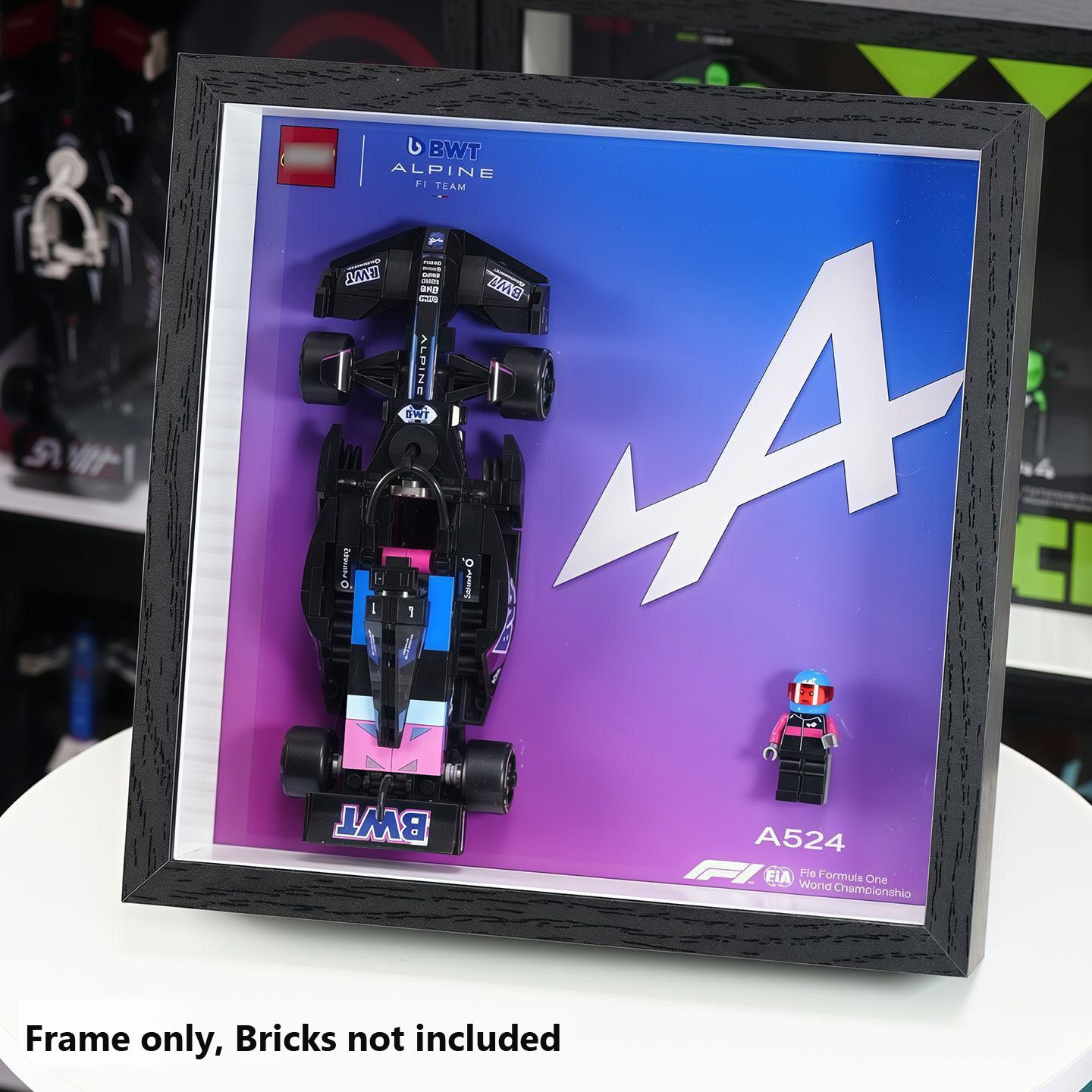 Display case for LEGO® Speed F1 series