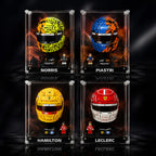 Wall mounted Display Case For LEGO® Editions F1 helmets
