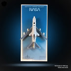Wall-Mount Display frame for LEGO® ICONS NASA Shuttle Carrier Aircraft 10360