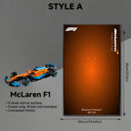 Wall-Mount Display Frame for LEGO® McLaren F1 42141