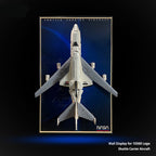 Wall-Mount Display frame for LEGO® ICONS NASA Shuttle Carrier Aircraft 10360