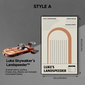 Wall-Mount Display Frame for LEGO® Star Wars Luke Skywalker’s Landspeeder™ 75341