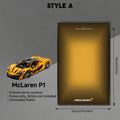 Wall-Mount Display Frame for LEGO® McLaren P1 42172