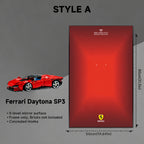 Wall-Mount Display Frame for LEGO Ferrari Daytona SP3 42143