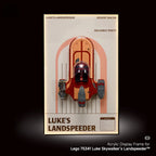 Wall-Mount Display Frame for LEGO® Star Wars Luke Skywalker’s Landspeeder™ 75341