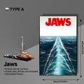 Wall Display Frame For LEGO® Ideas 21350 Jaws