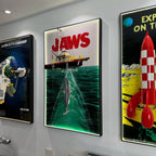 Wall Display Frame For LEGO® Ideas 21350 Jaws