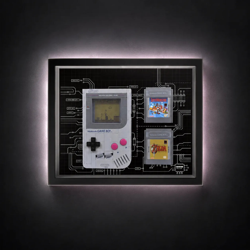 Display case for LEGO® 72046 Game Boy