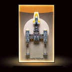 Wall-Mount Display frame for LEGO® STAR WARS Y-Wing Starfighter 75181
