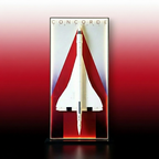 Wall-Mount Display Frame for LEGO® Concorde 10318