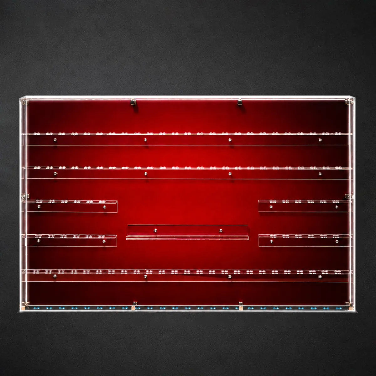 Wall mounted Display Case for lego Marvel Logo & Marvel Minifigure