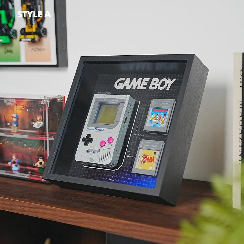 Display case for LEGO® 72046 Game Boy