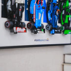 Wall-Mount Display Frame for LEGO® Speed Champion F1 series