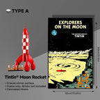 Wall Display Frame for LEGO® Ideas Tintin Moon Rocket 21367