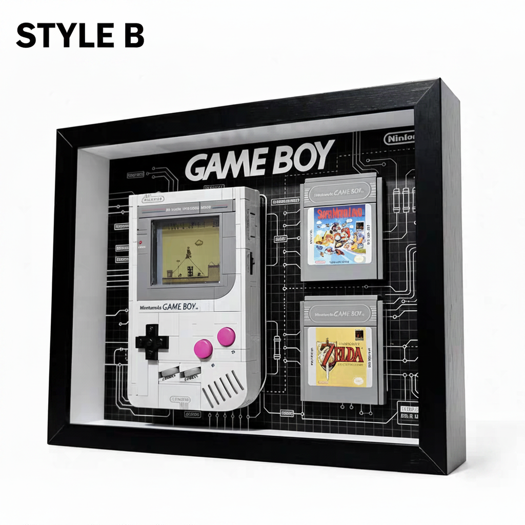 Display case for LEGO® 72046 Game Boy