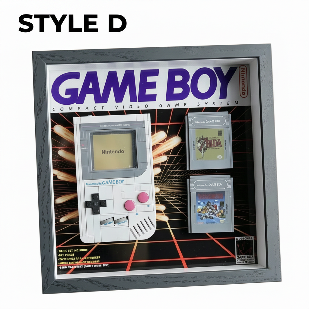 Display case for LEGO® 72046 Game Boy