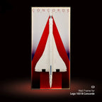 Wall-Mount Display Frame for LEGO® Concorde 10318
