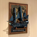 Wall-Mount Display Frame for LEGO® Captain Jack Sparrow's Pirate Ship (10365)