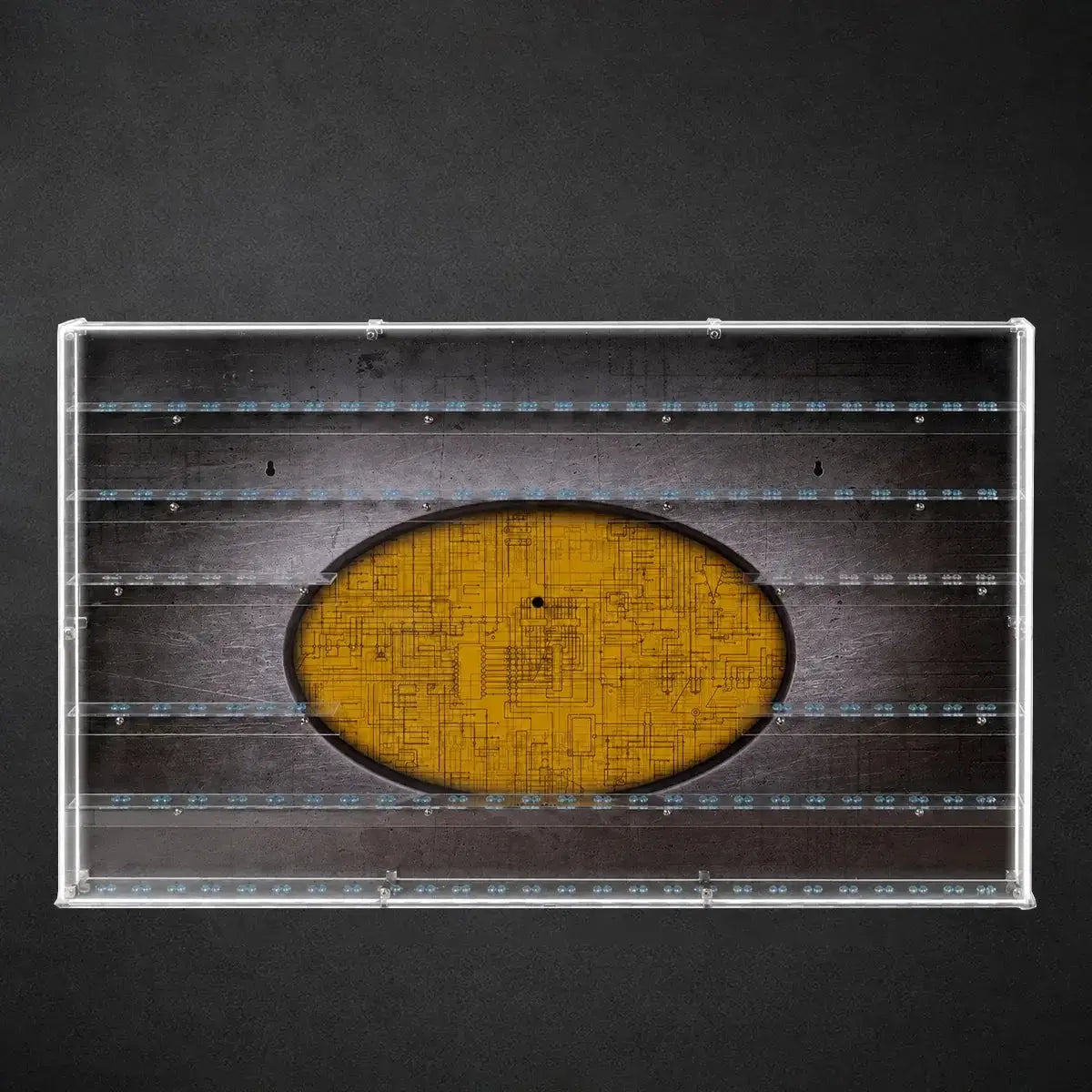 Dust Proof Wall mounted Display Case for lego Batman Logo & Batman Minifigure