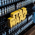 Dust Proof Wall mounted Display Case for LEGO® Star Wars™ Logo & Minifigure