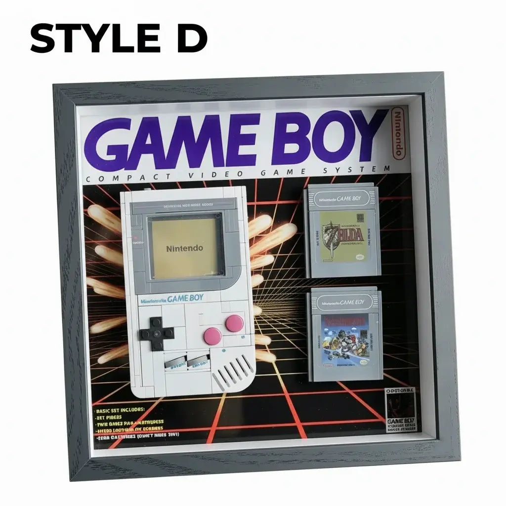 Display case for LEGO® 72046 Game Boy