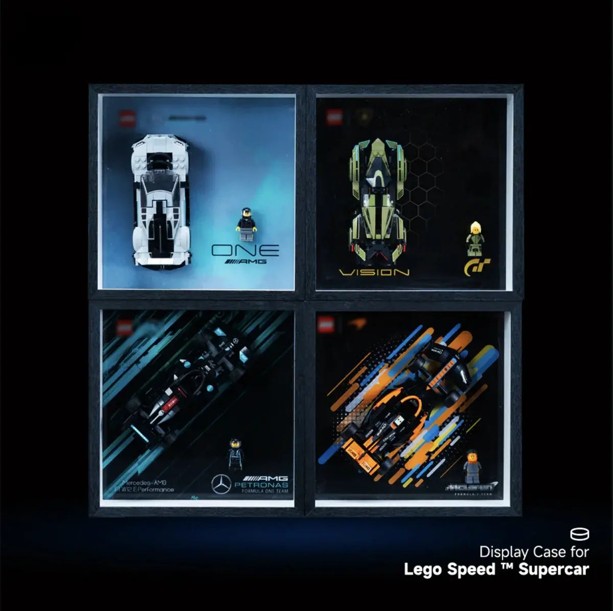 Display case for LEGO® Speed Super car
