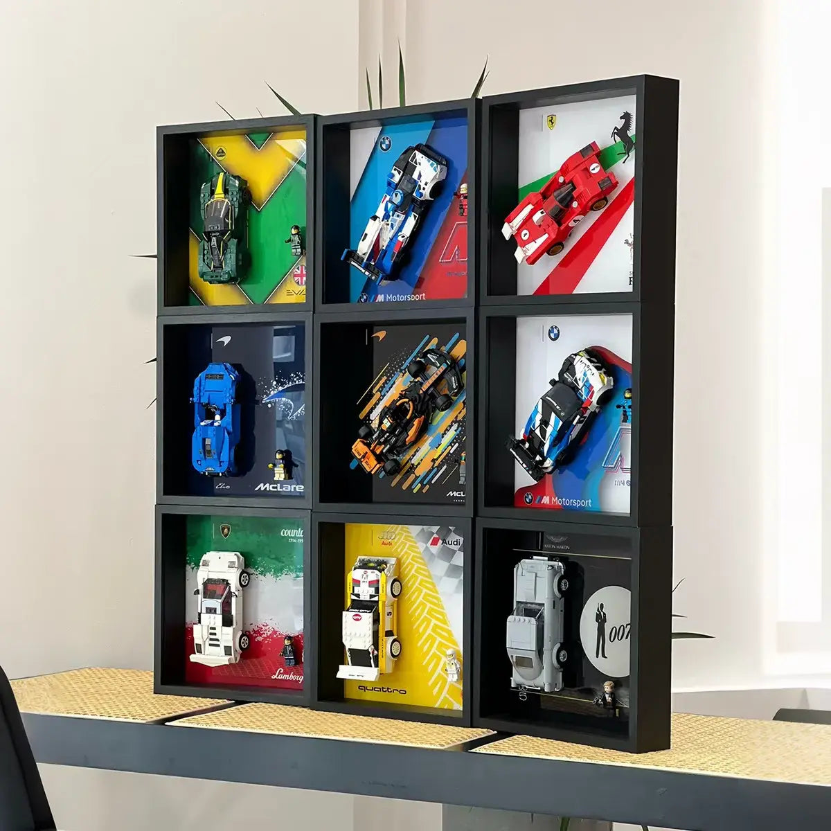 Display case for LEGO® Speed Super car