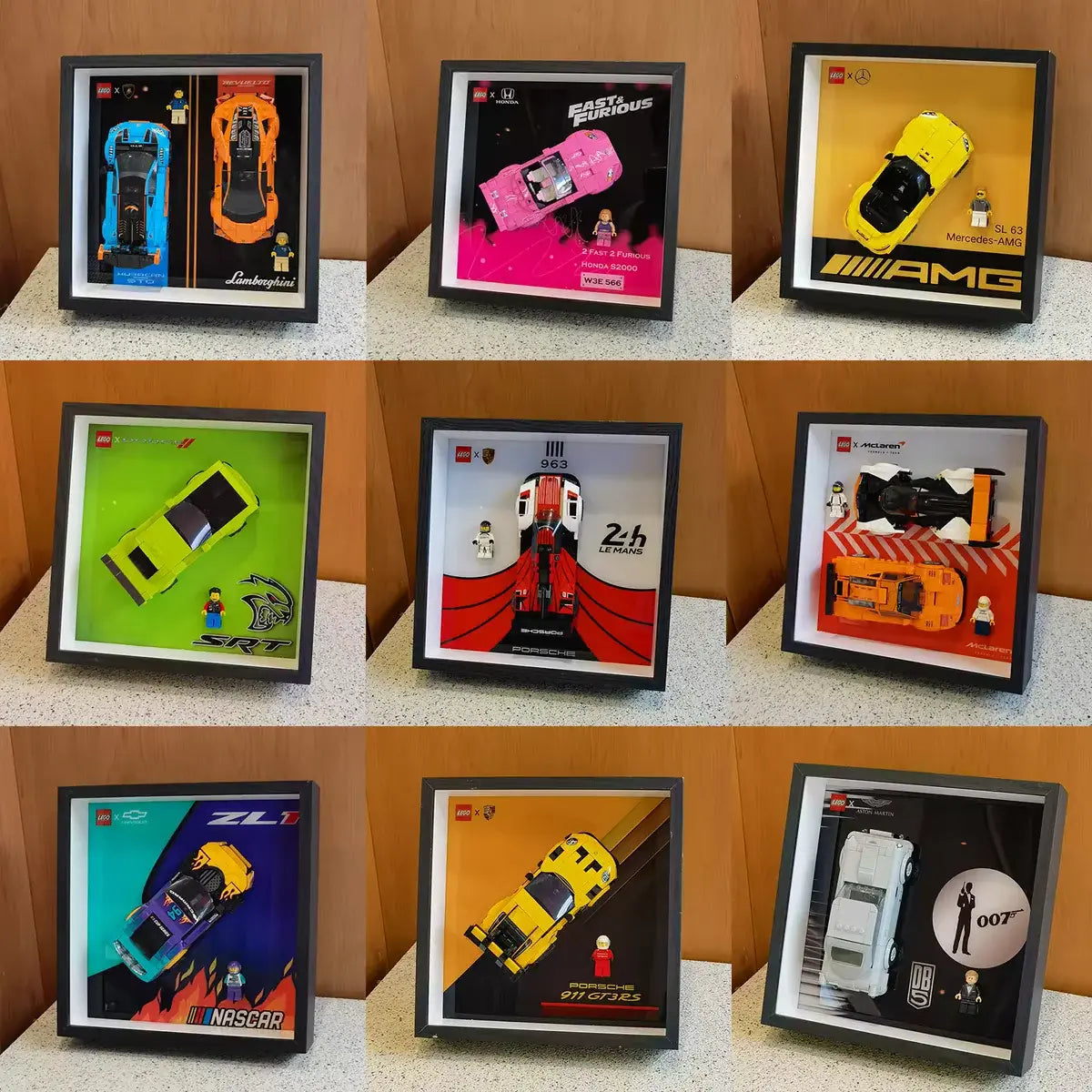 Display case for LEGO® Speed Super car