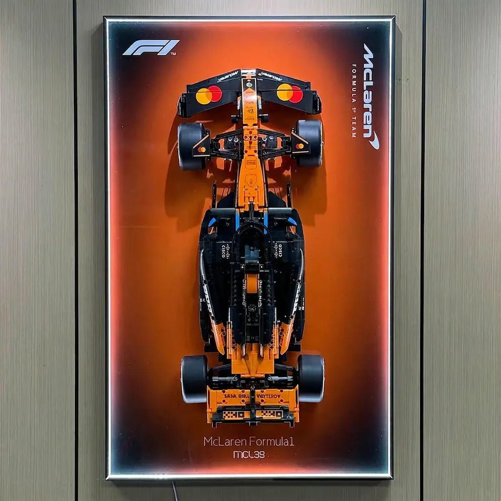 Wall-Mount Display Frame for LEGO® McLaren MCL39 F1 Car 42228